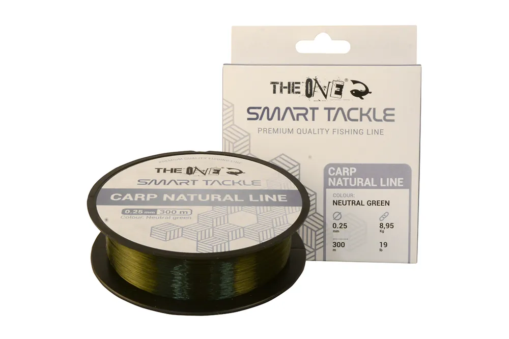 The One Carp Natural Line Neutral Green 300M 0.25mm 8,95Kg 19Lb Superprijs