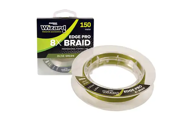 Merkproduct Wizard Edge Pro 0.23mm Olive Green 8X Braid 150M 22,15Kg