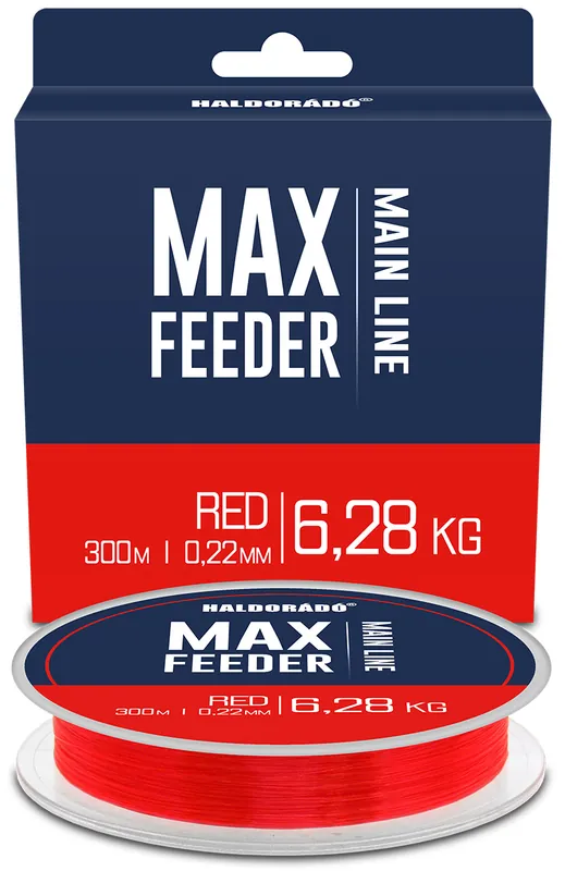 Beste Prijs Haldorádó MAX Feeder Red 0,22mm / 300m - 6,28 kg