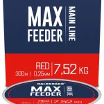 Gereduceerde Prijs Haldorádó MAX Feeder Red 0,25mm / 300m - 7,52 kg
