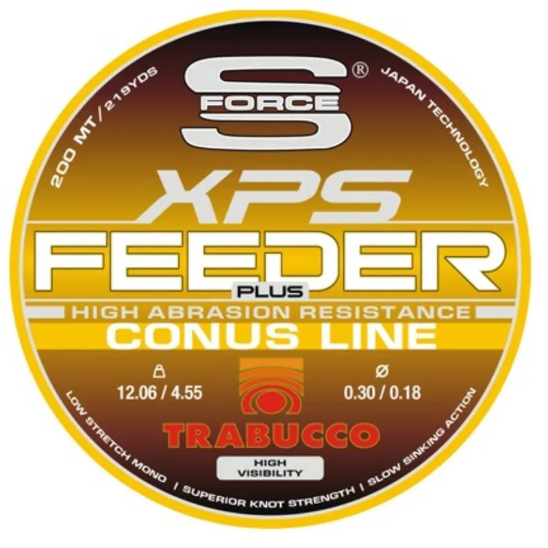 Trabucco S-Force Feeder Plus Conus 0,18-0,25 200m Korting