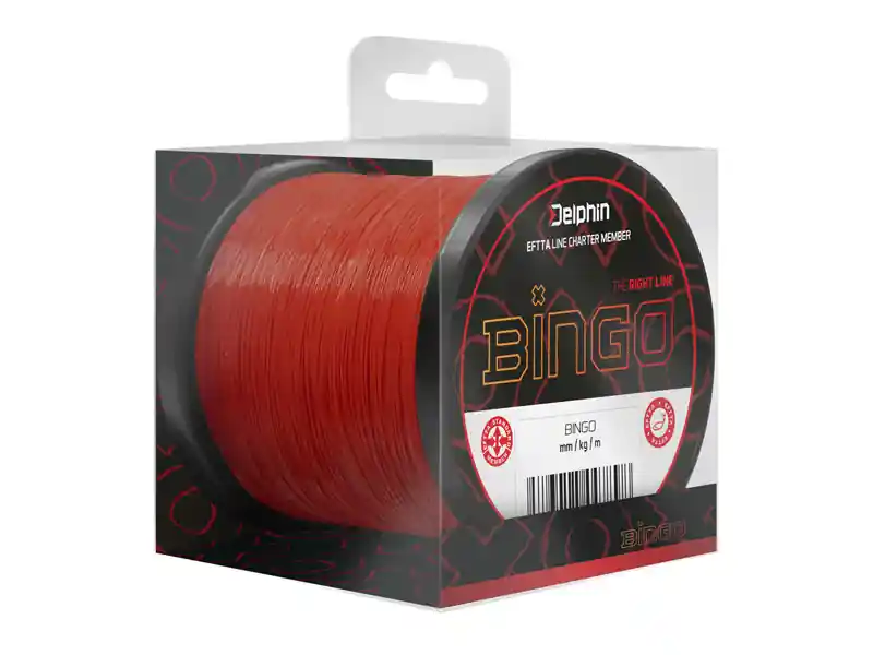 Monofil Delphin BINGO Matt / sötét vörös 0,28mm 6,5kg 300m Nu Kopen