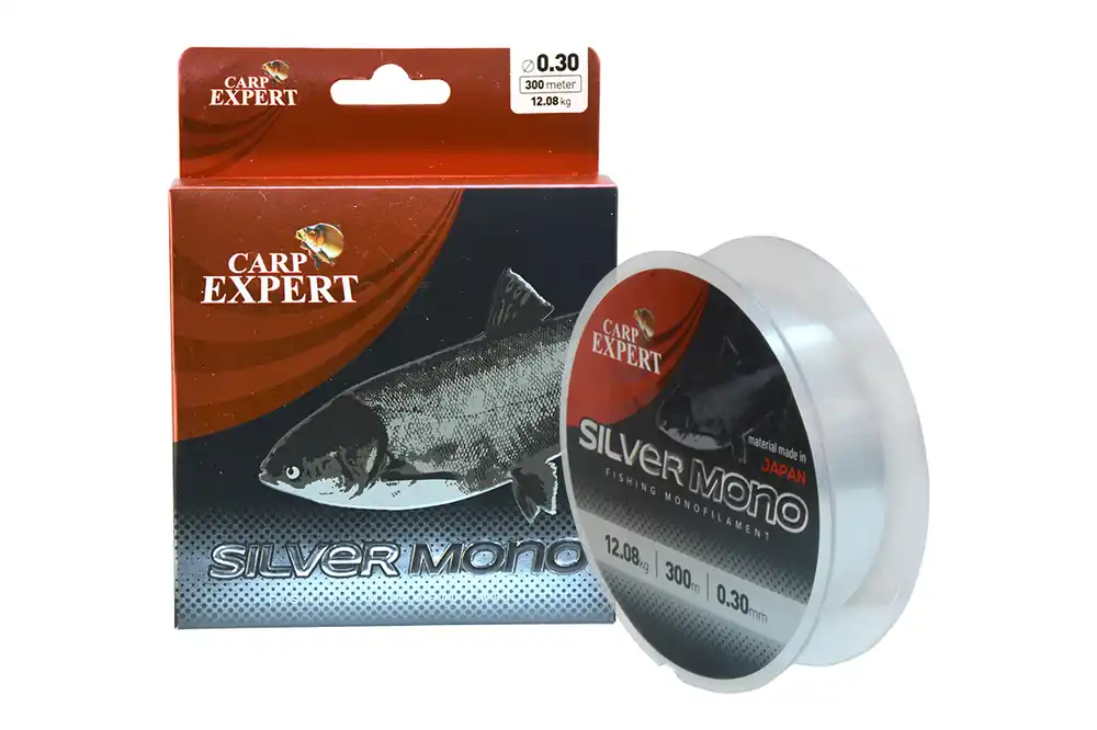 Carp Expert Silver Carp 300M/Spool Transparent 0.30mm Fabrieksprijs
