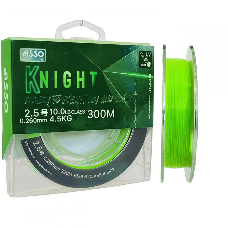 Koopje Asso Knight Fluorocarbon Bevonat Uv Aktiv 0,260 300m