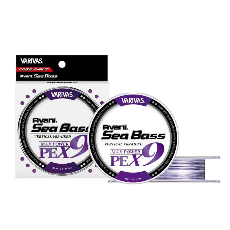 Varivas Avani Sea Bass Max Power Pe X9 150m 1.5 33lbs White Purple Premium