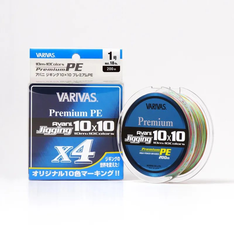 Meest Verkocht Varivas Avani Jigging 10X10 Premium Pe X4 200m