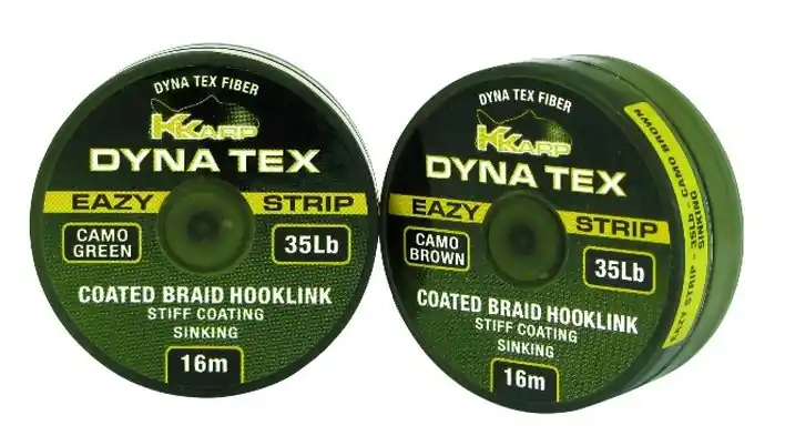Betaalbaar K-Karp Eazy Strip 16m 45 lb camo zöld fonott előke