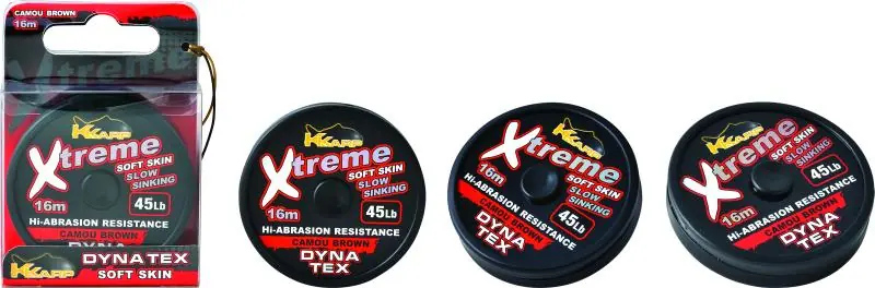 K-Karp Dyna Tex Xtreme Soft 16m 45 lb camo zöld előkezsinór Beste Prijs