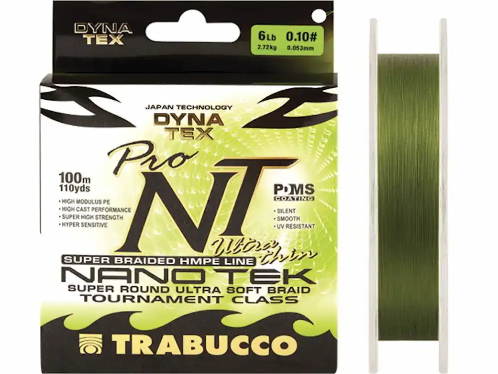 Trabucco Dyna-tex Pro Nano Tek Ultra Thin 100m Lage Prijs