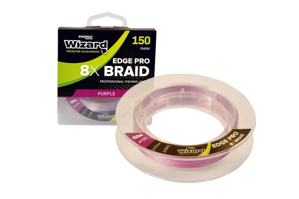 Lage Prijs Wizard Edge Pro Violet 8X 0.07mm Braid 150M 6,65Kg