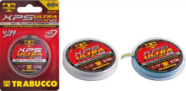 Veilige Betaling Trabucco T- Force Ultra FC403 50m 0,084mm flurocarbon előkezsinór