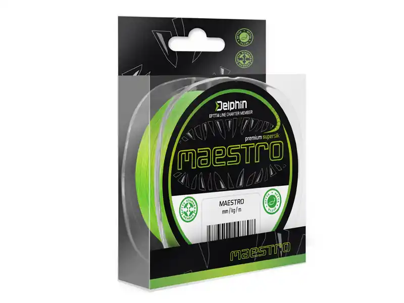 Actieprijs Delphin MAESTRO / fluo zöld (0,11mm 7,0kg 150m)