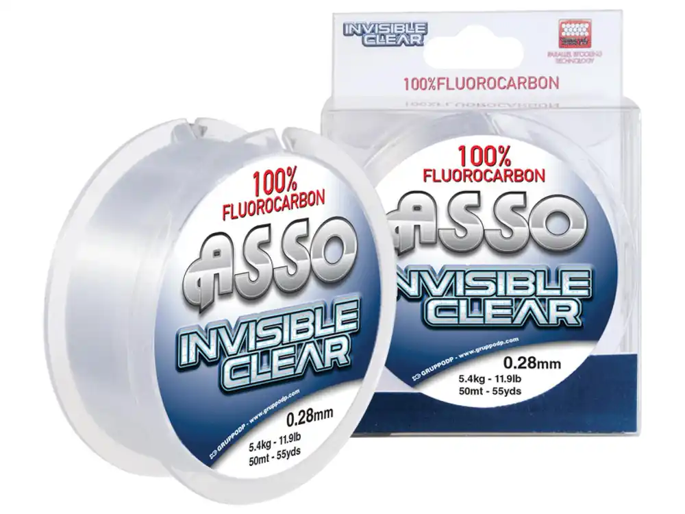 Asso Invisible Clear FLUOROCARBON 50m 0,19 Koop Online