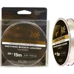 Benzár Concourse Method Shock Leader 0,20-0,50 10X15M Laatste Versie