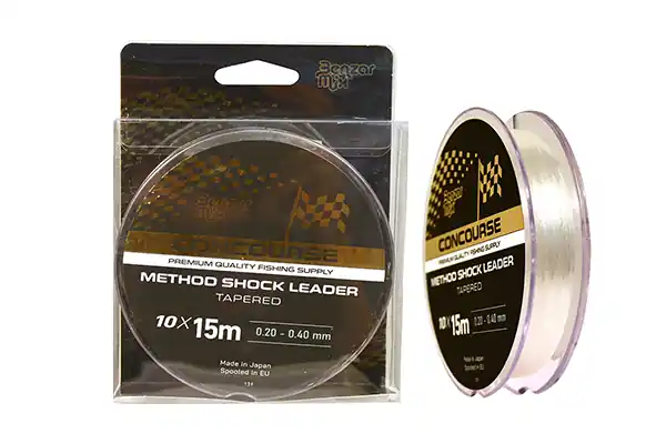Benzár Concourse Method Shock Leader 0,20-0,50 10X15M Laatste Versie