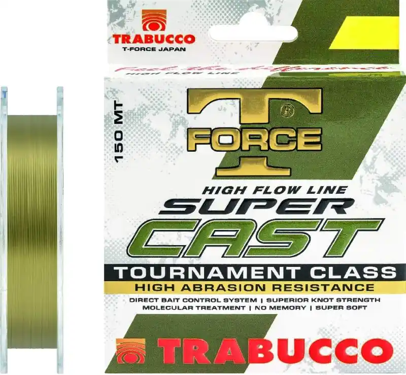 Trabucco T-Force Super Cast 150m 0,45mm, monofil zsinór Lage Prijs