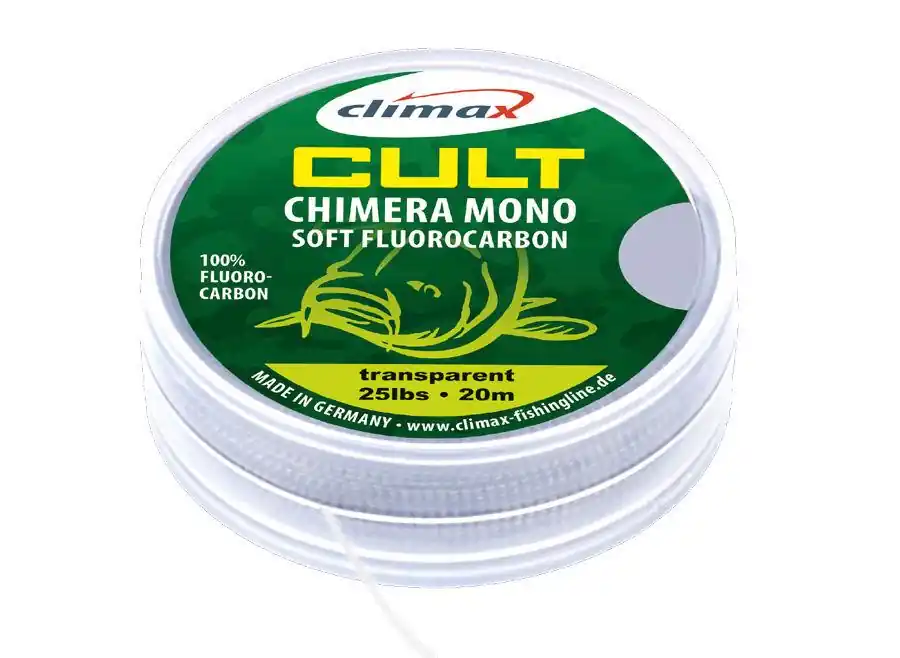 Favoriet Climax Cult Carp Chimera Soft Fluorocarbon Hooklink 20m 0.50mm 30Lb