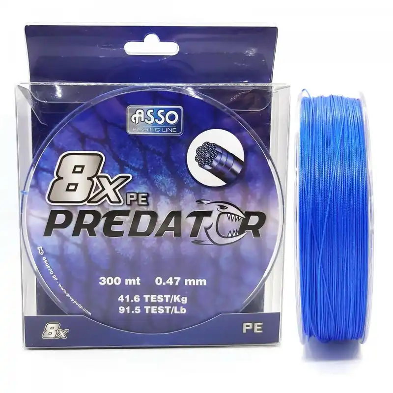 ASSO PE8X PREDATOR 300M 83,2KG Hoge Kwaliteit