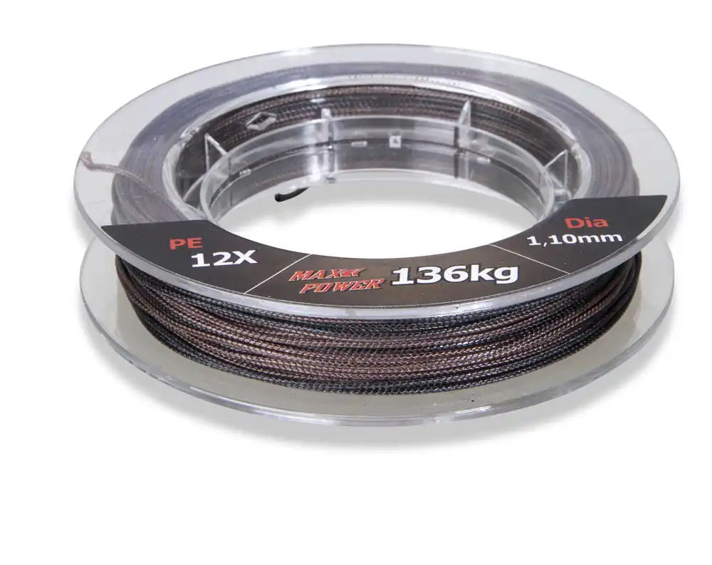 Lage Kosten Uni Cat Camou 12X fonott harcsázó előkezsinór 0,70mm / 25m / 74kg