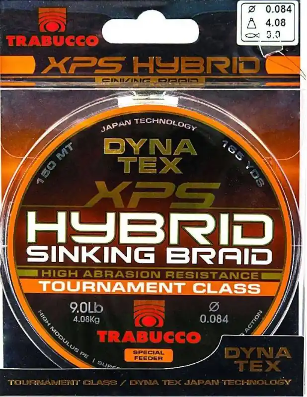 Trabucco Dyna-Tex Xps Hybrid 150m 0,104mm 10kg süllyedő fonott zsinór Koop Online