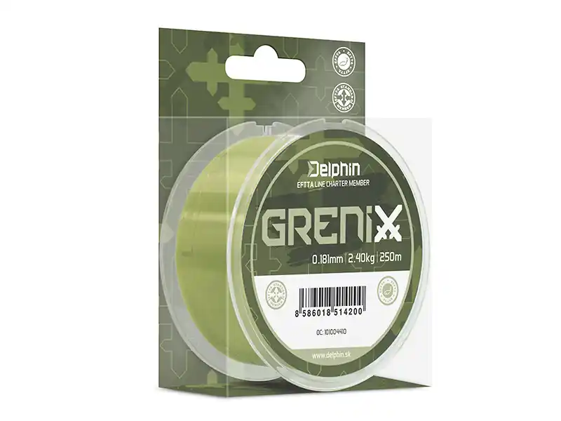 Gratis Retour Delphin GRENIX / zöld (0,181mm 2,40kg 250m)