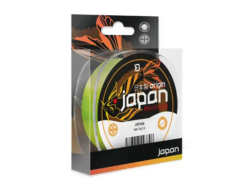 Bestel Nu Monofil Delphin JAPAN Origin / Fluo sárga 0,234mm 4,43kg 200m