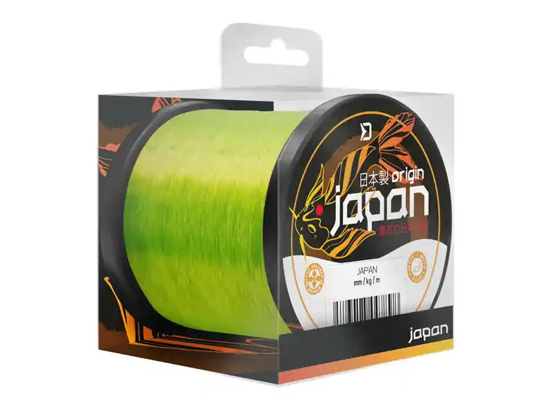 Monofil Delphin JAPAN Origin / Fluo sárga 0,261mm 5,37kg 600m Gereduceerde Prijs