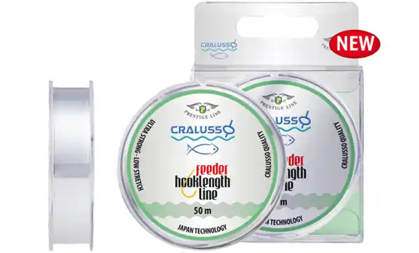 Cralusso Zsinór Feeder Előke 0,14mm 50m Direct Verzonden