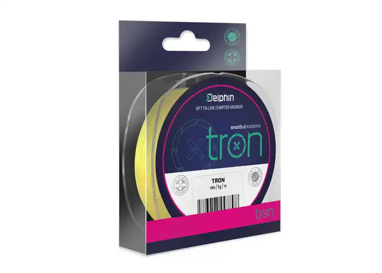 Dagaanbieding Delphin TRON fluo sárga (0,06mm 2,7kg 300m)