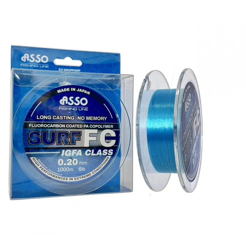 Asso Surf Fluorocarbon Bevonattal 0,20 1000m Hoge Kwaliteit