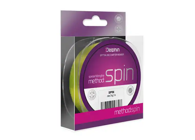 Delphin METHOD SPIN sárga (0,18mm 3,0kg 200m) Express Levering