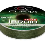 Beperkt Aanbod Climax Ibraid Dive Sinking Olive Green 275m 0.10mm 4.1kg