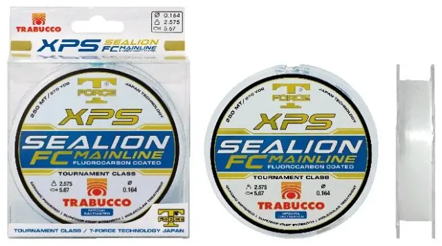 Lage Prijs Trabucco T-Force Xps Sealion Fluorocarbon coated 250m 0,22mm zsinór