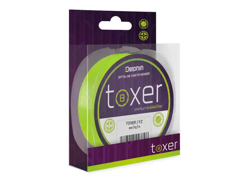 Delphin TOXER / fluo zöld (0,12mm 5,2kg 80m) Hoge Kwaliteit