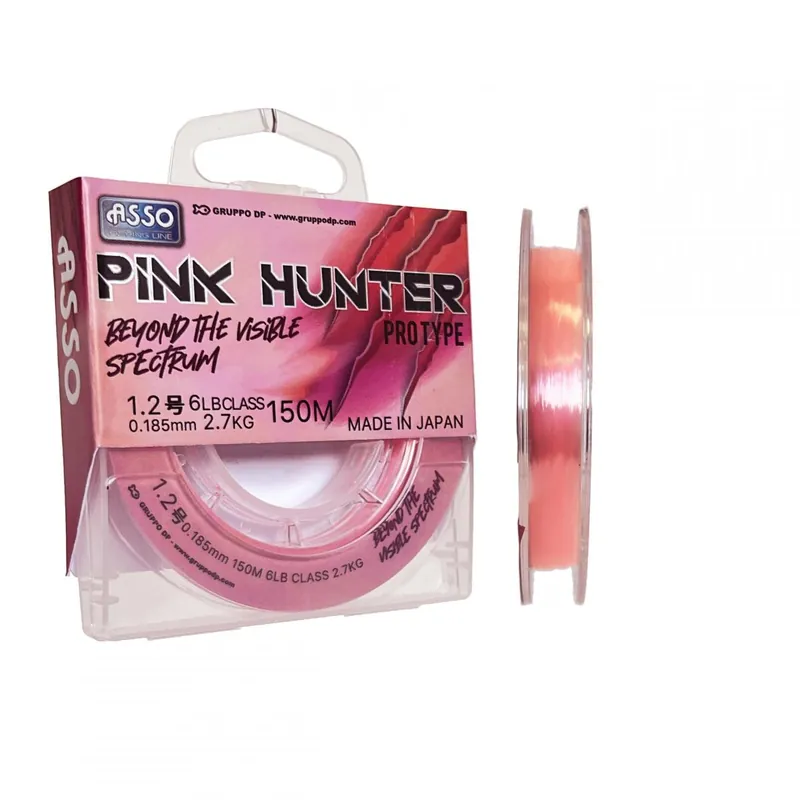 Asso Pink Hunter Fluorocarbon Bevonattal 0,260 150m Lage Prijs