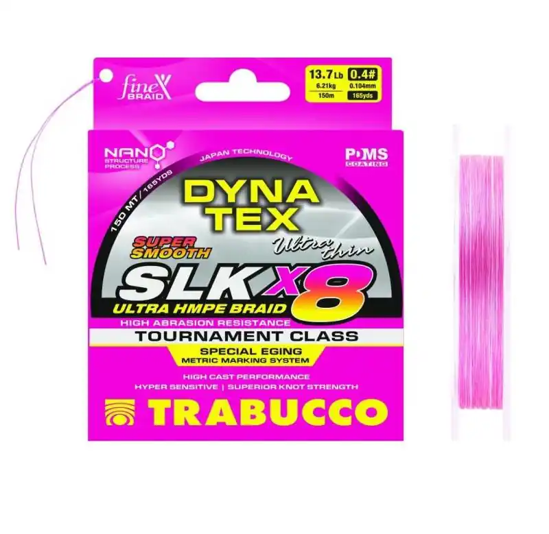 Alleen Vandaag Trabucco Dyna-Tex SLK X8 Special EGI 150m 0,104mm fonott zsinór