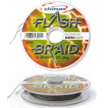 Voordeelprijs Frenetic Flash Braid Floating előke 10m 0.10mm, 0,10mm, 6,50kg, Zöld, úszó (floating)