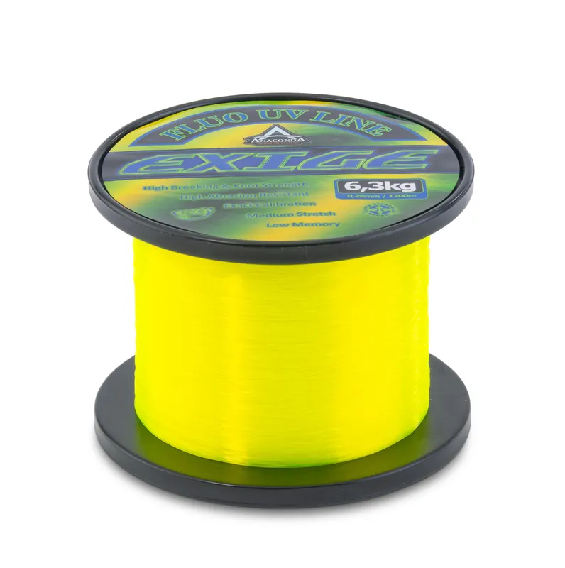 Anaconda Fluo Exige UV Carp Line / 0,30mm /1200m Beperkte Voorraad