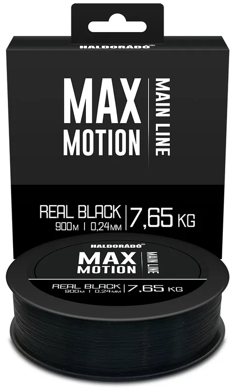 HALDORÁDÓ MAX MOTION Real Black 0,24 mm / 900 m - 7,65 kg Laatste Versie
