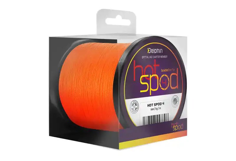 Actieprijs Delphin HotSPOD 4 / narancsszínű (0,14mm 9,1kg 300m)