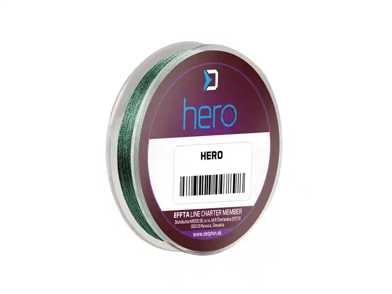 Lage Prijs Delphin HERO 8 / zöld (0,14mm 9,5kg 15m)