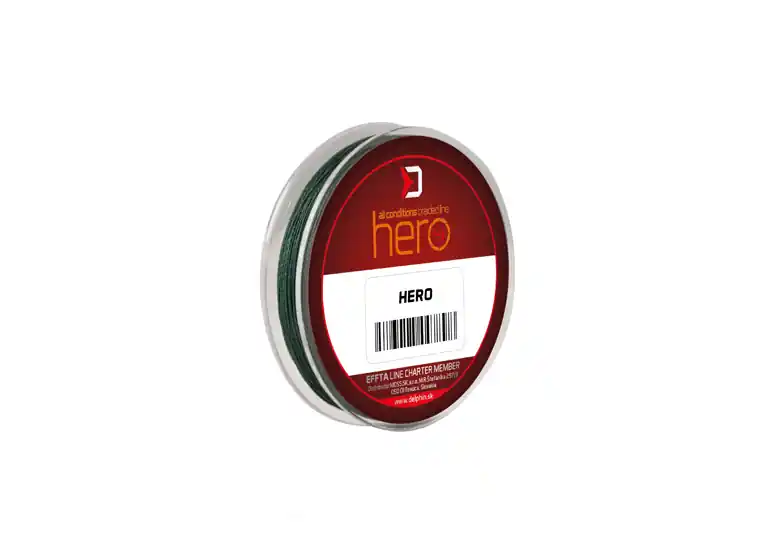 Delphin HERO zöld (0,18mm 12,2kg 15m) Gereduceerde Prijs