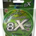 Betrouwbaar Saenger 8X fonott zsinór zöld 0,16mm / 150m / 13,40kg