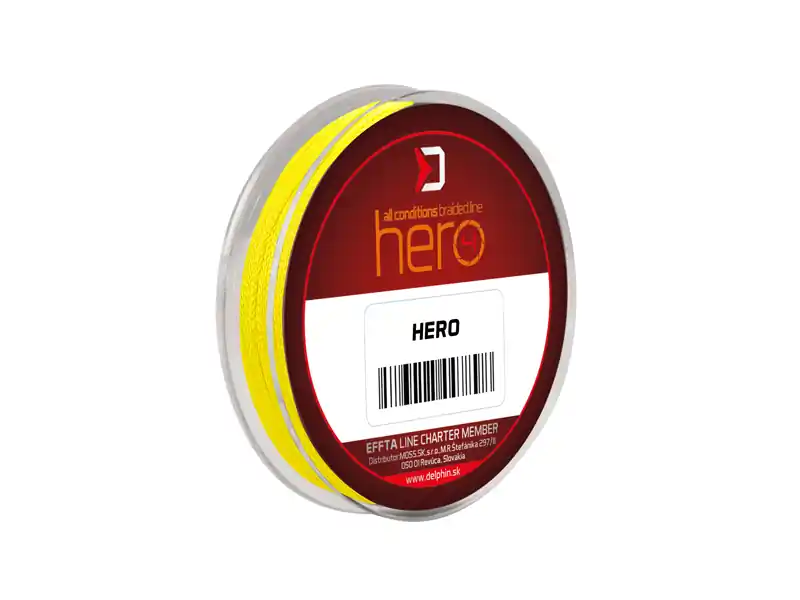 Delphin HERO 4 / fluo sárga (0,20mm 13,2kg 15m) Korting