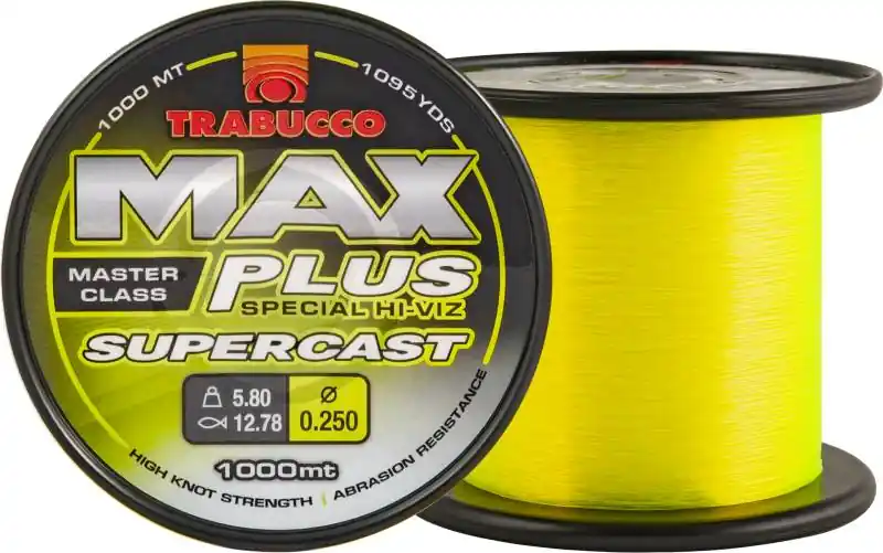 Flitsaanbieding Trabucco Max Plus Line Supercast 1000m 0,4mm zsinór