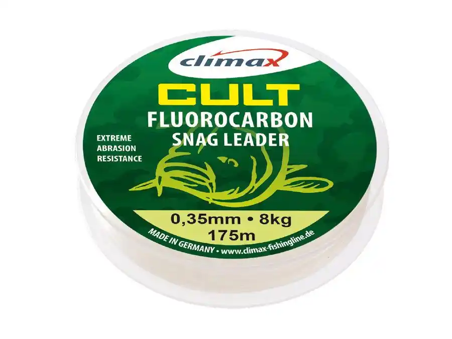 Climax Cult Carp Fluorocarbon Snag Leader 50m 0.50mm 30Lb Beperkte Voorraad