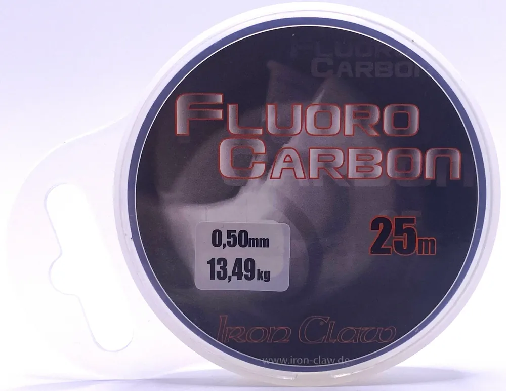 IRON CLAW FluoroCarbon / 0,50mm / 25m / 13,49kg Gecertificeerd