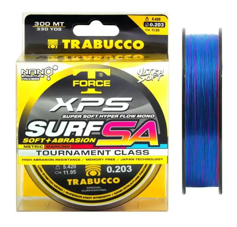 Trabucco T-Force XPS Surf Soft+abrasion mark system 300m 0,35mm zsinór Speciale Aanbieding