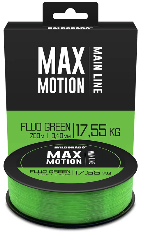 Direct Verzonden HALDORÁDÓ MAX MOTION Fluo Green 0,40 mm / 700 m - 17,55 kg