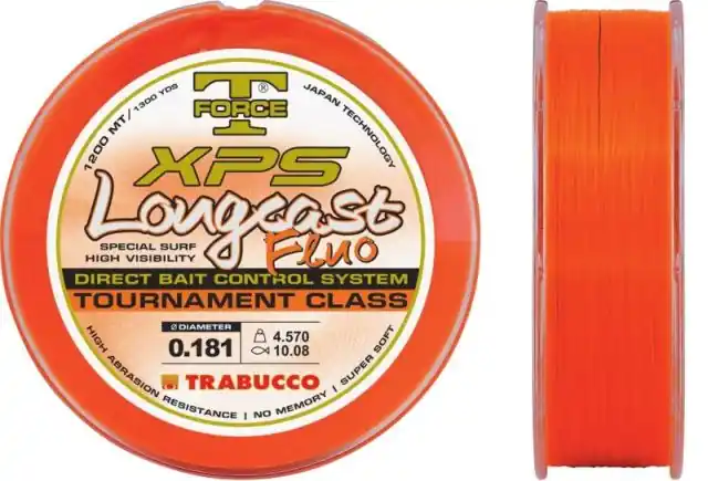 Trabucco T-Force Xps Long Cast Fluo 1200m 0,40mm zsinór Lage Prijs